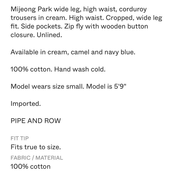 Mijeong park courduroy pants - Picture 4 of 7